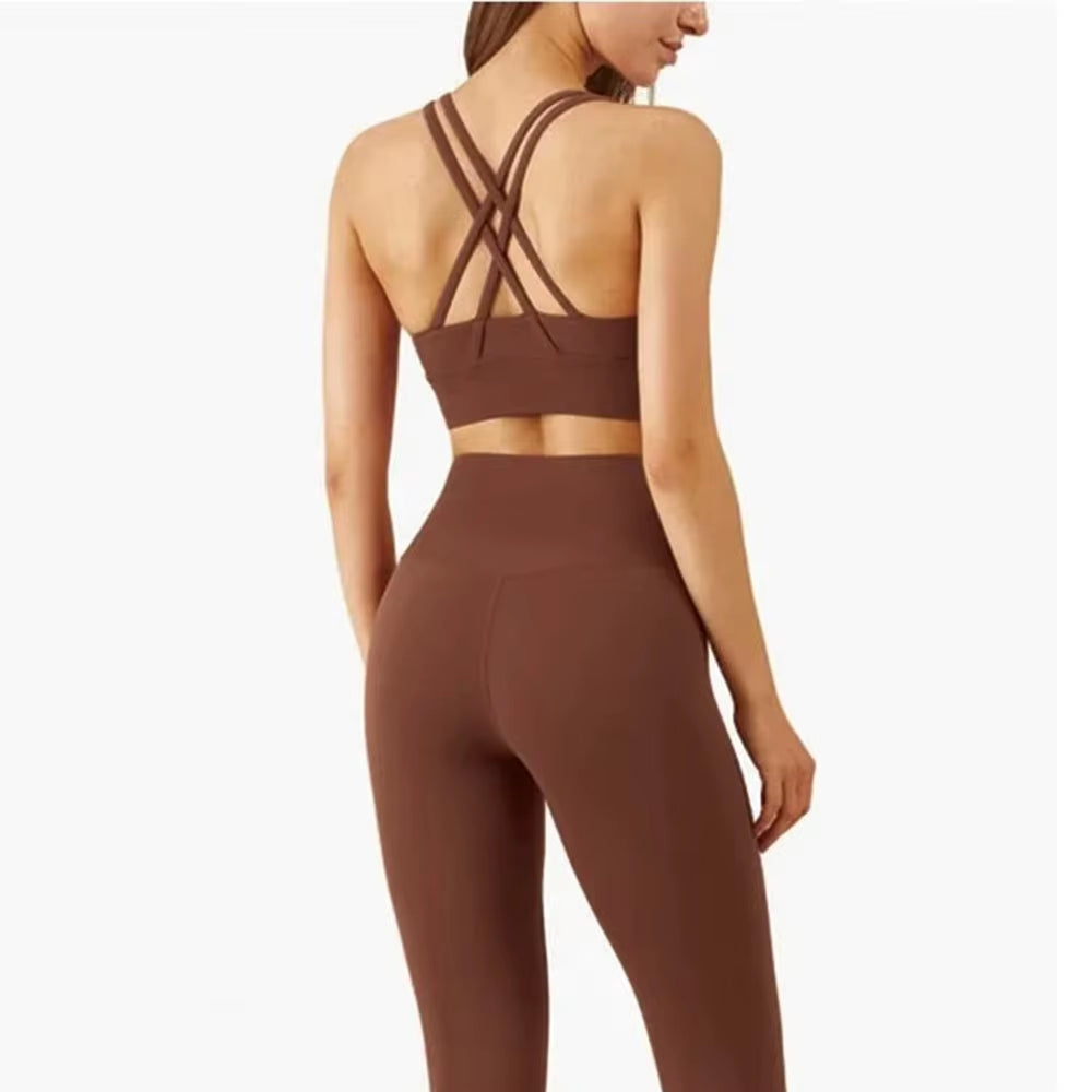 Seamless Women’s Yoga Set – High-Waist Sportswear for Gym, Workout & Fitness Training