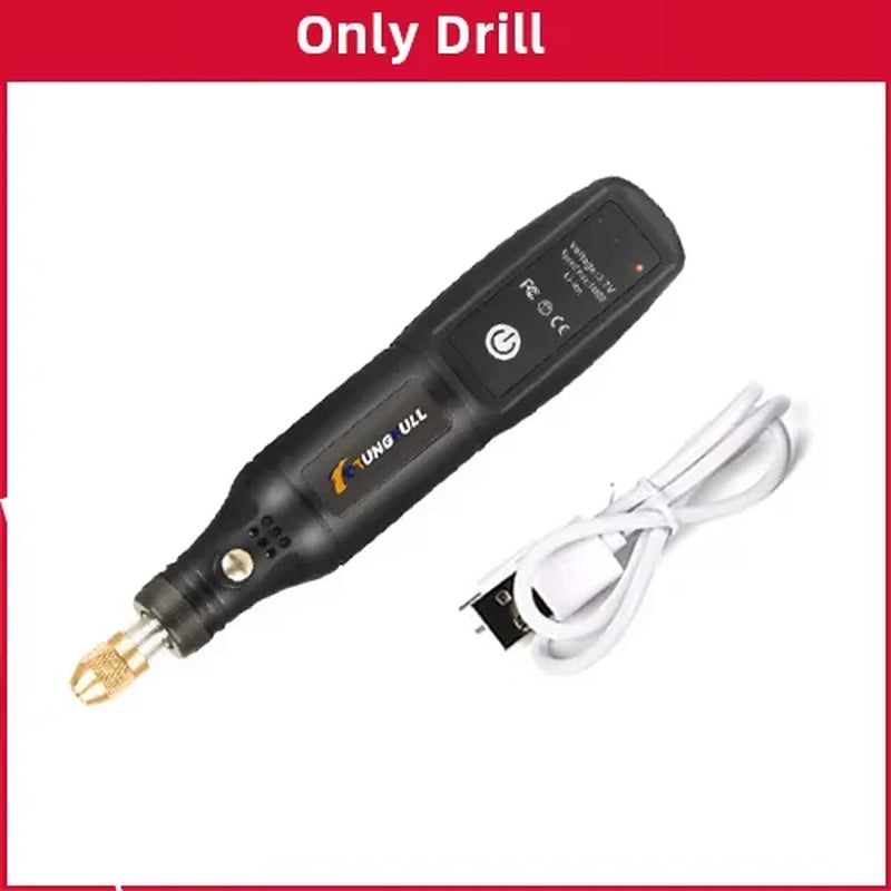 USB Rechargeable Engraving & Polishing Tool – Cordless Mini Rotary Drill Kit