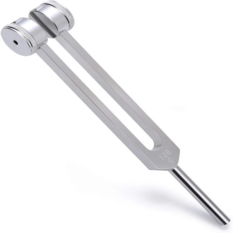 128Hz Bio-Acoustic Tuning Fork – Stress Relief & Chakra Healing Sound Therapy Tool