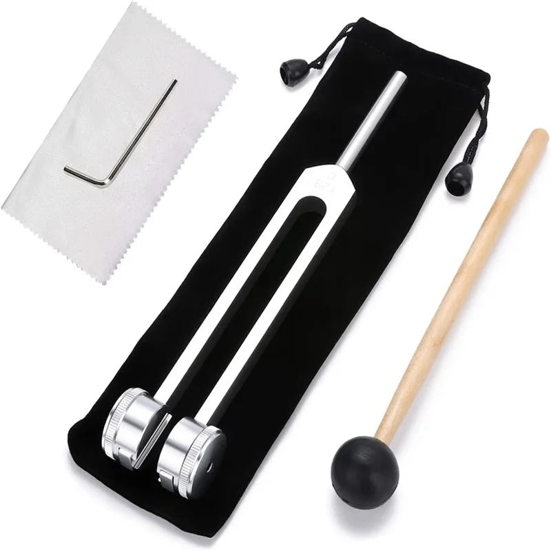 128Hz Bio-Acoustic Tuning Fork – Stress Relief & Chakra Healing Sound Therapy Tool