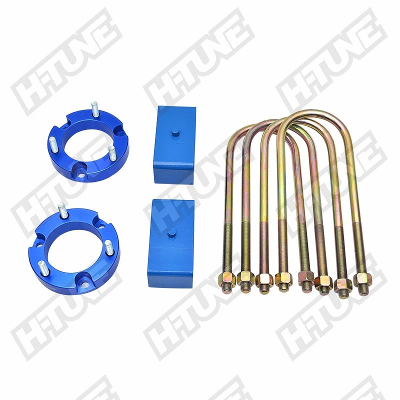 H-TUNE 32mm Front & 51mm Rear Lift Kit – Suspension Strut Spacer for Ford Ranger T6 T7 T8 / BT50 (2012+)