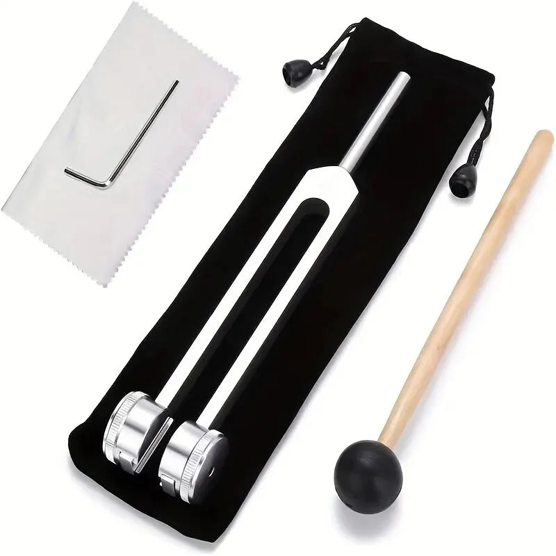 128Hz Bio-Acoustic Tuning Fork – Stress Relief & Chakra Healing Sound Therapy Tool