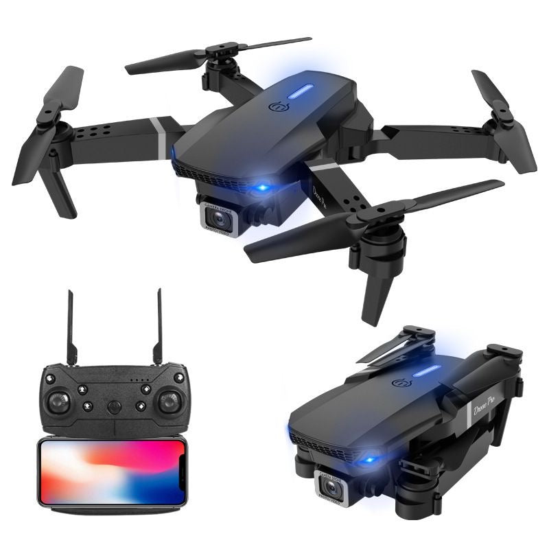 E88 Pro Foldable Quadcopter Drone - WIFI FPV, HD 4K Camera, Altitude Hold