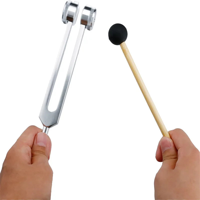 128Hz Bio-Acoustic Tuning Fork – Stress Relief & Chakra Healing Sound Therapy Tool