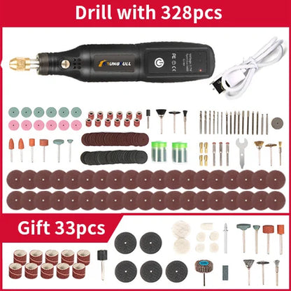 USB Rechargeable Engraving & Polishing Tool – Cordless Mini Rotary Drill Kit