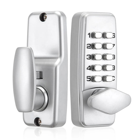 Heavy-Duty Waterproof Mechanical Code Door Lock – Easy Install, No Batteries Needed