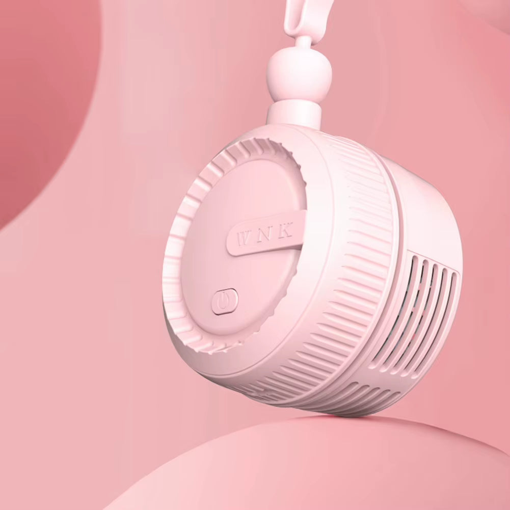 Portable Neck Fan – 3-Speed USB Rechargeable Hands-Free Cooling for Home, Travel & Gym