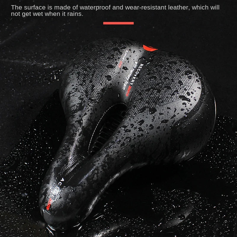 Shock-Absorbing Breathable Bike Saddle – Ergonomic Comfort Seat for MTB & Road Bikes