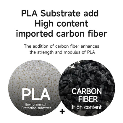 Esun Carbon Fiber PLA Filament – 1KG 1.75MM High-Strength, Fast Printing 3D Printer Filament