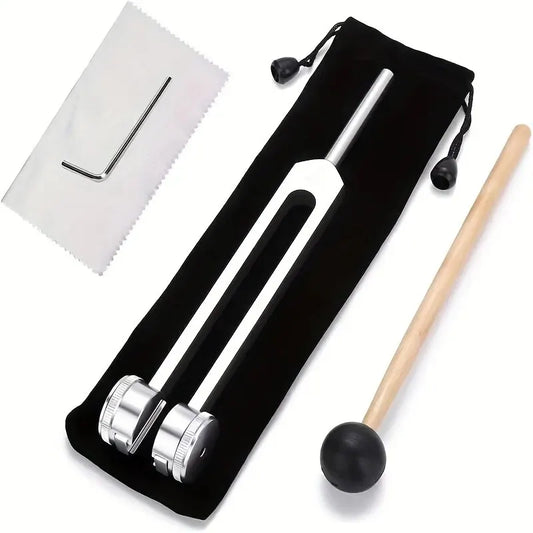 128Hz Bio-Acoustic Tuning Fork – Stress Relief & Chakra Healing Sound Therapy Tool