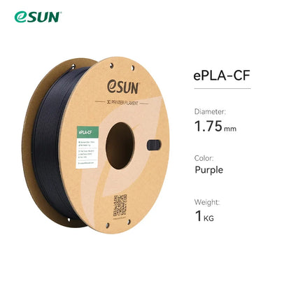 Esun Carbon Fiber PLA Filament – 1KG 1.75MM High-Strength, Fast Printing 3D Printer Filament