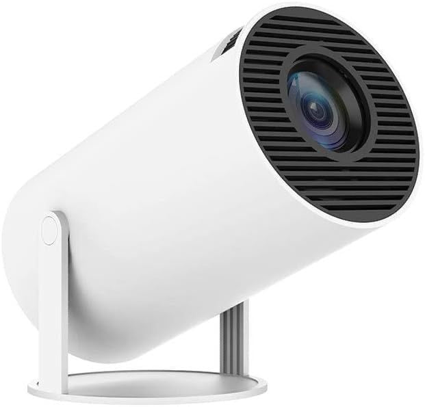Salange P300 Mini Portable Projector - 4K 8K Video Decoding, 720P HD, Android 11, Wi-Fi, BT 5.1