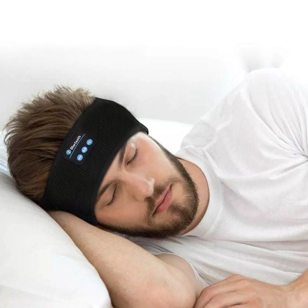 Bluetooth Sleep Headband – Wireless Music Headband with Built-In Headphones, Ultra-Soft Fabric, 10-Hour Battery Life