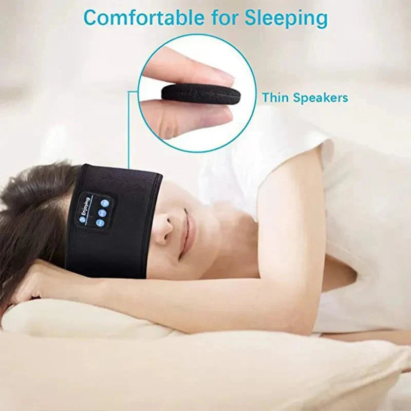 Bluetooth Sleep Headband – Wireless Music Headband with Built-In Headphones, Ultra-Soft Fabric, 10-Hour Battery Life