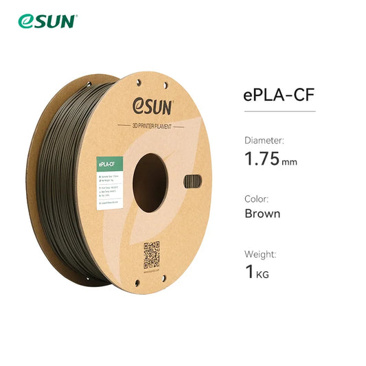 Esun Carbon Fiber PLA Filament – 1KG 1.75MM High-Strength, Fast Printing 3D Printer Filament